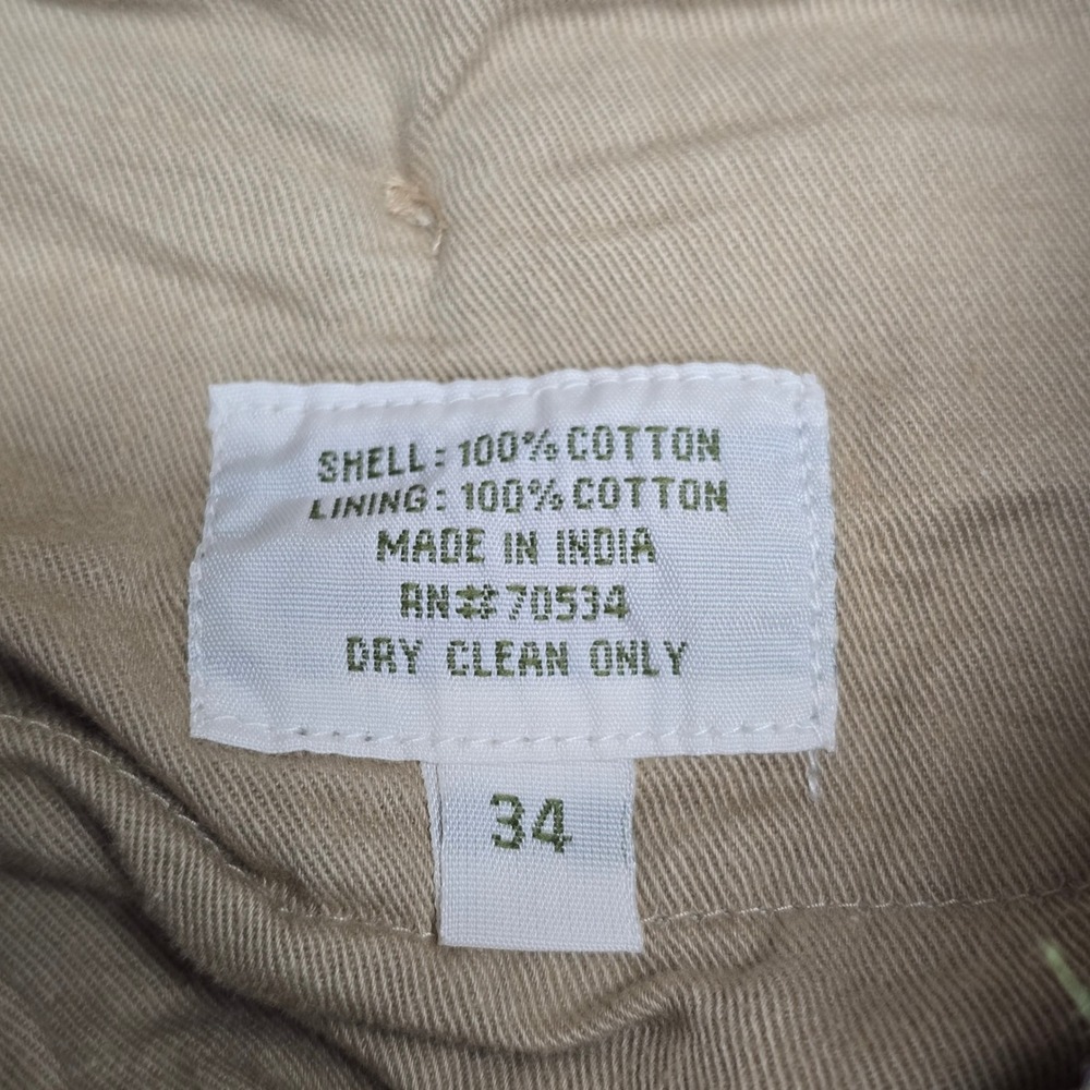 Orvis Patchwork Pants Mens 34 Multi Color Cotton Straight Leg Preppy Coastal - Picture 6 of 11